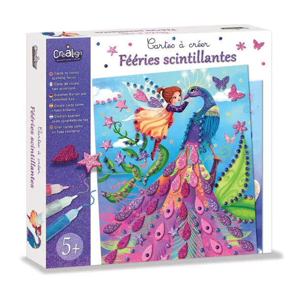 Coffret cartes à créer scintillantes