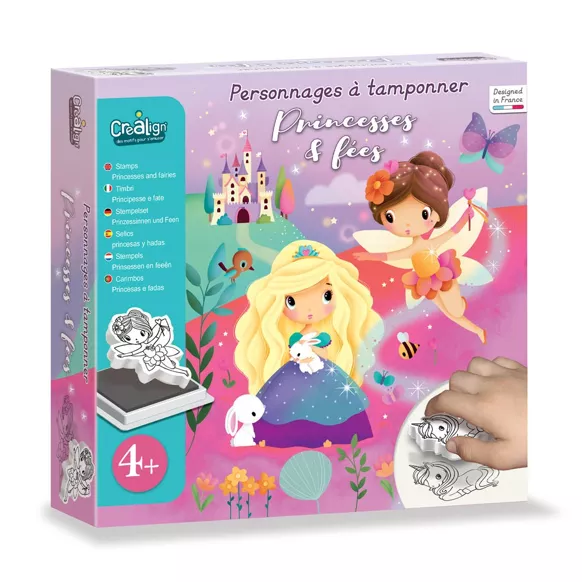 Coffret de personnages à tamponner