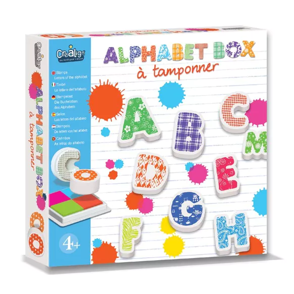 Alphabet box à tamponner