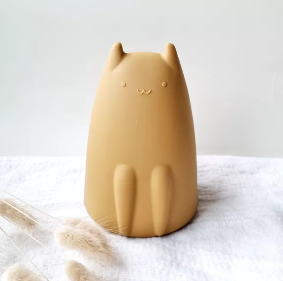 tirelire chat silicone souple