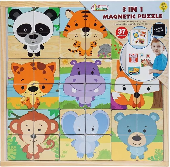 Puzzle Magnétique 3en1