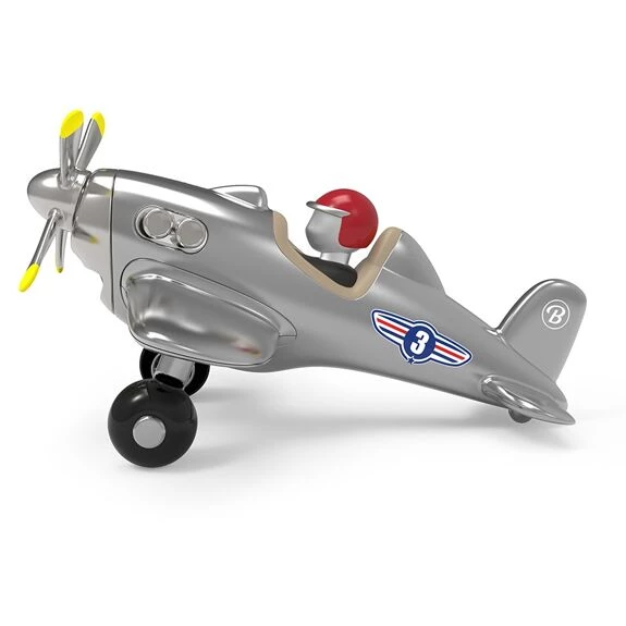 Petit Avion Jouet pour Enfant - Jet Plane Silver