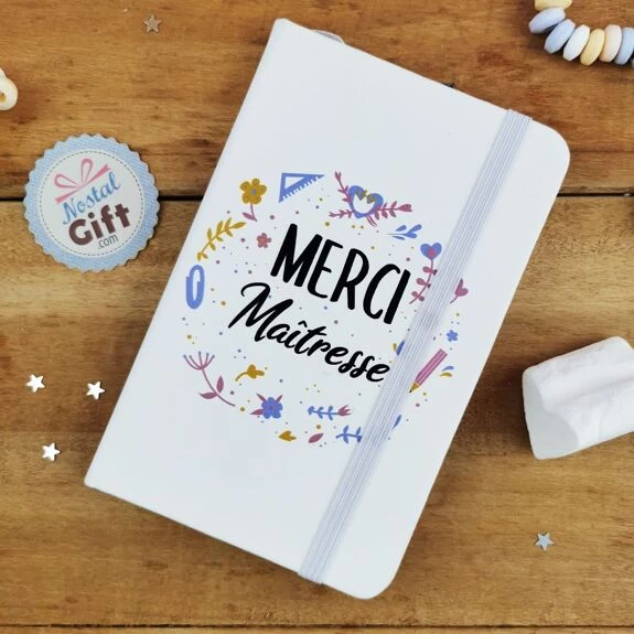 Carnet A6 "Merci maïtresse"