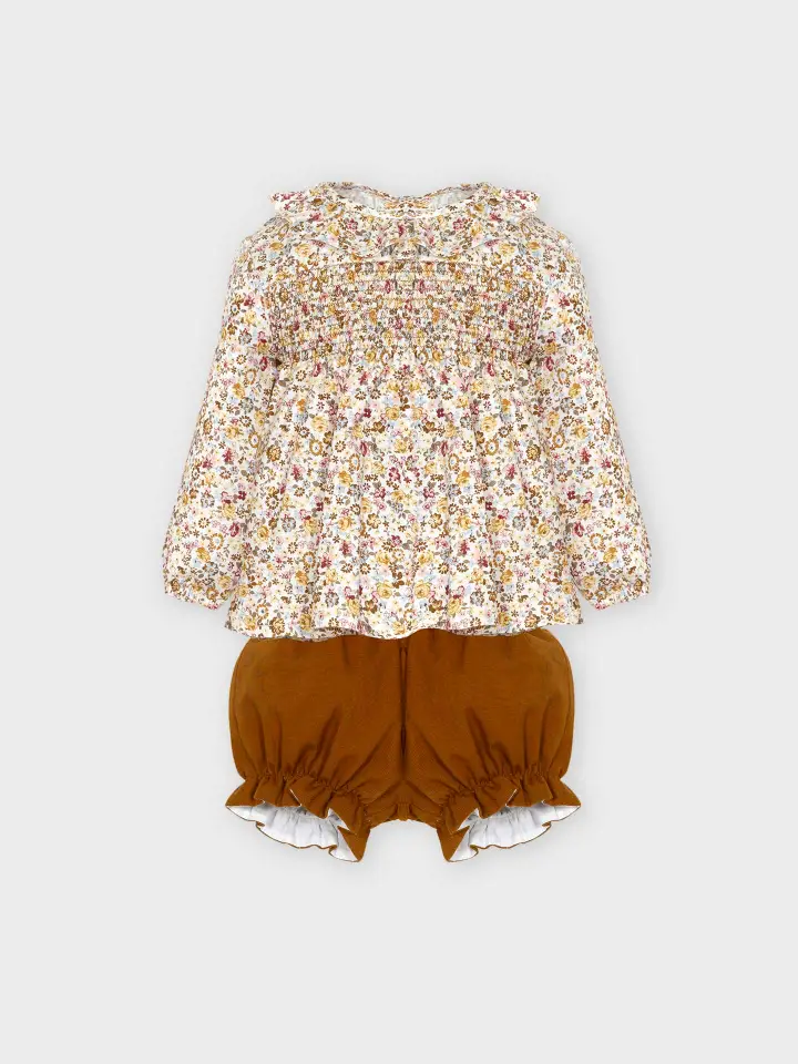 Ensemble blouse et bloomer