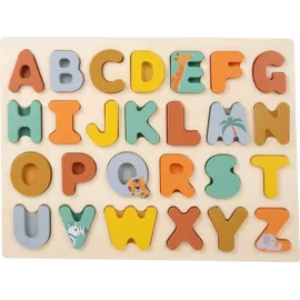 puzzle alphabet bois safari