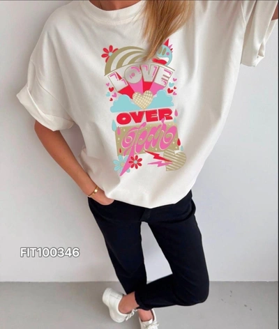 T-shirt coton imprimé