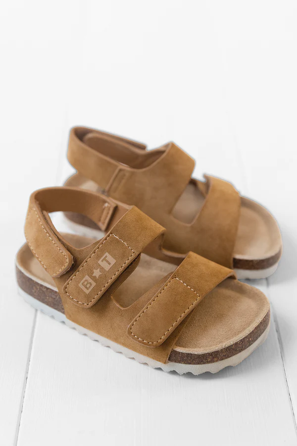 sandales enfant BONTON Mémo fast camel